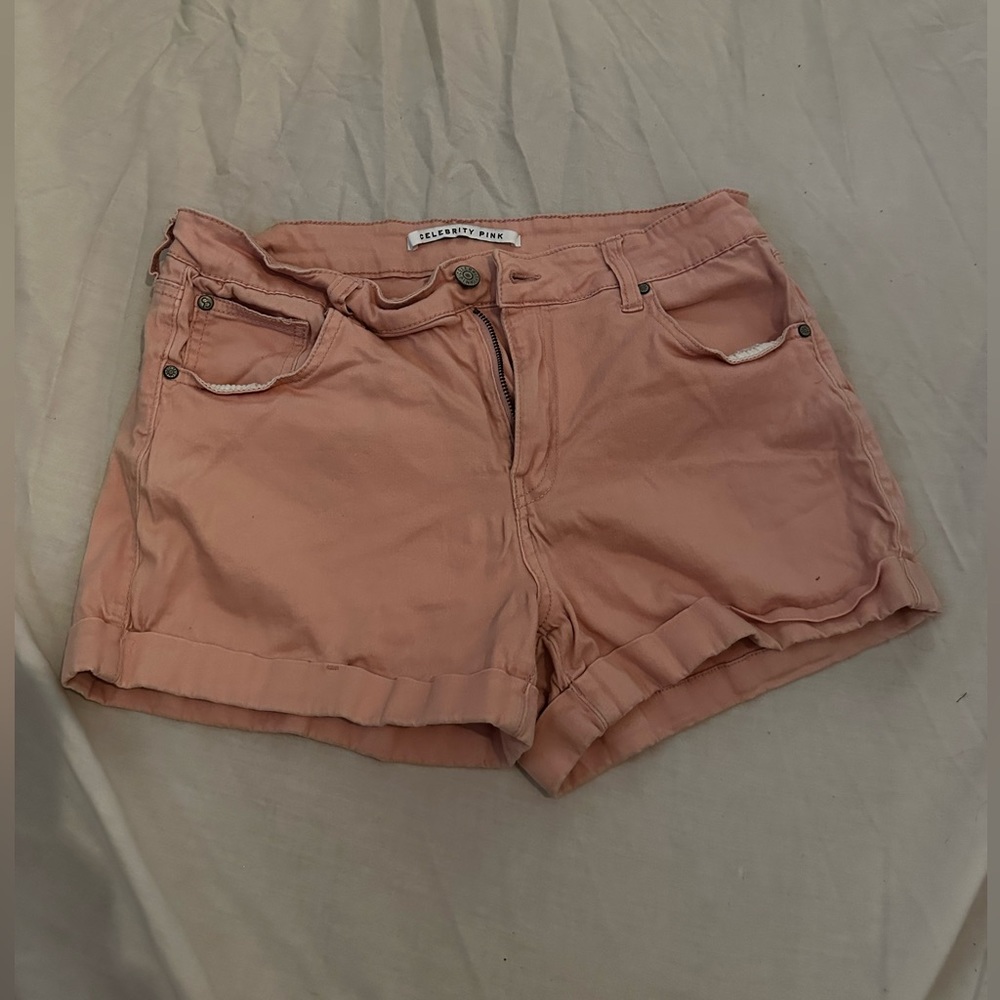 Celebrity pink. Pink shorts